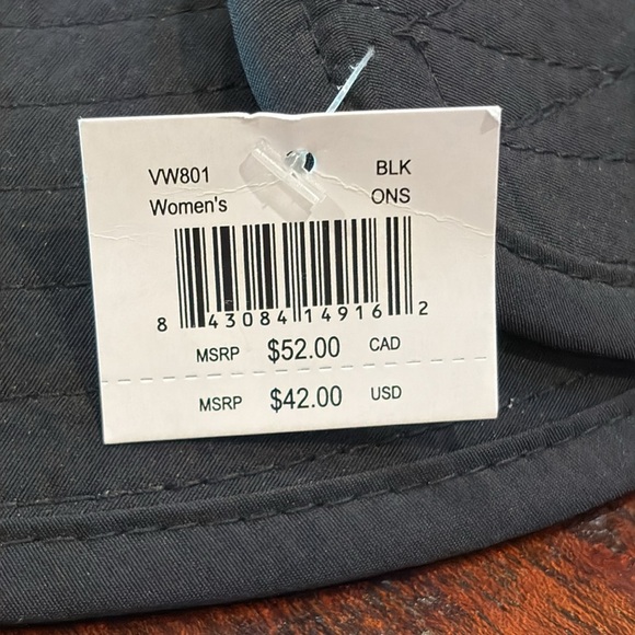 Vuori Sombra Sun Hat in Black NEW - Picture 5 of 6